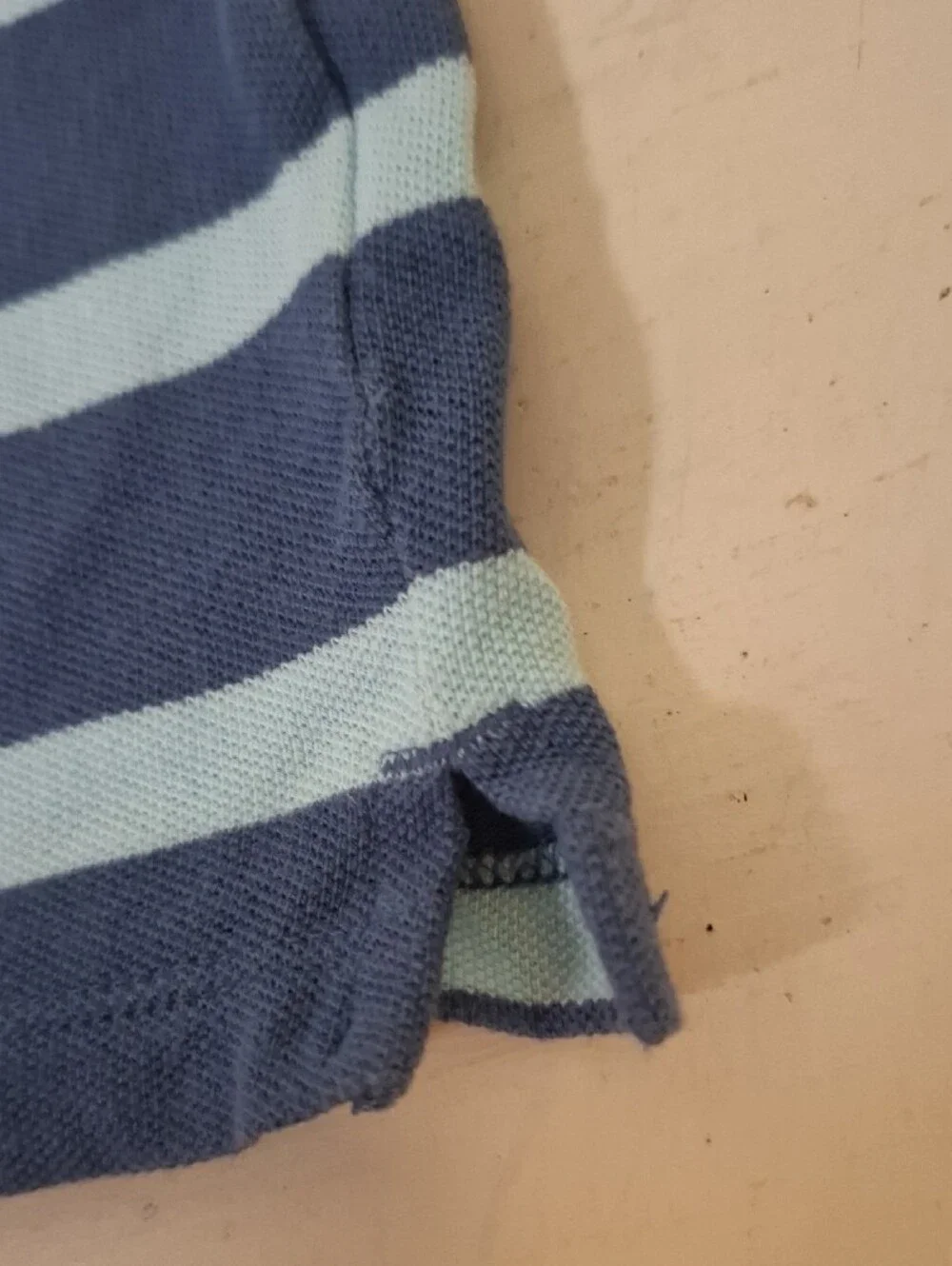 OshKosh B'gosh Blue, Yellow & Light Blue Striped Polo Shirt